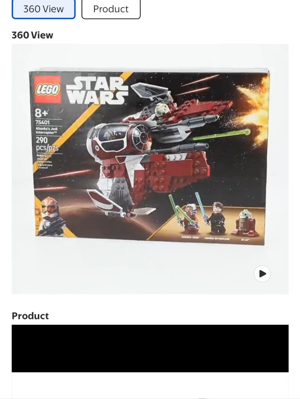 Lego Star Wars Ahsokas Jedi Interceptor